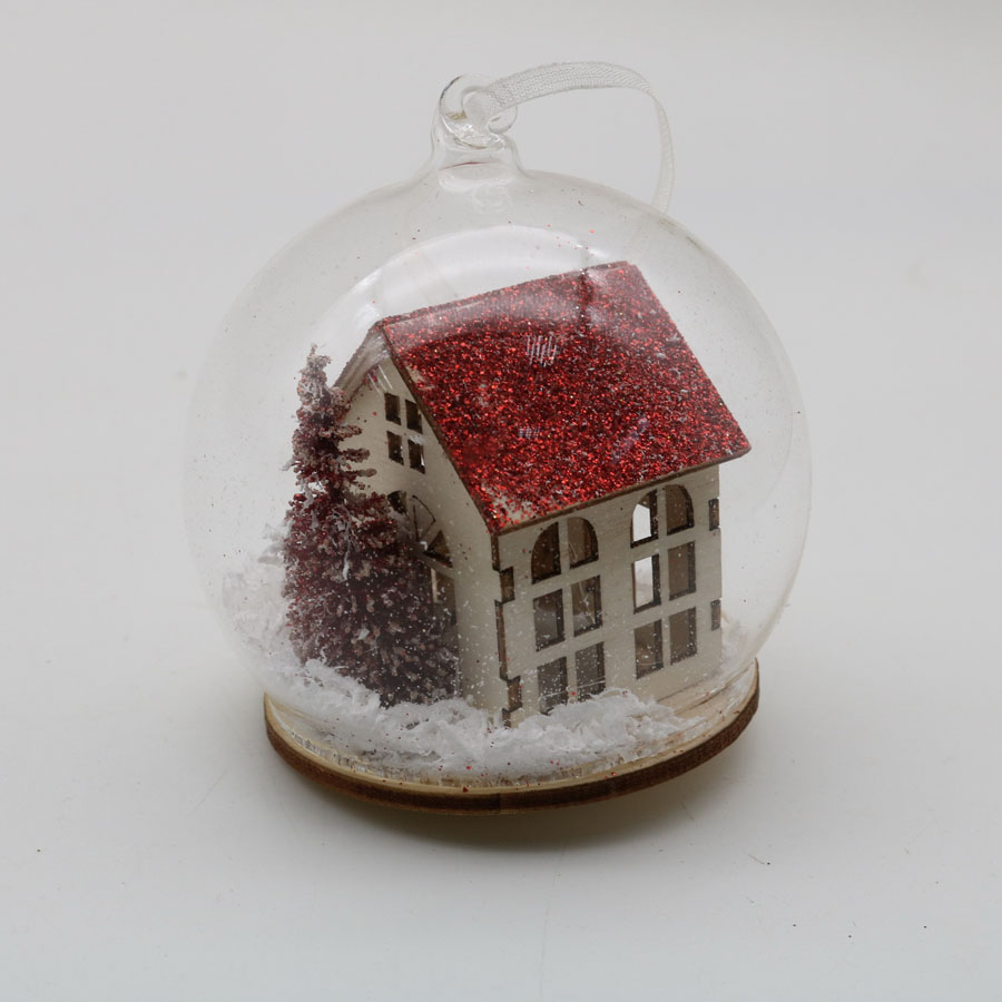  Glass LED Home Ornaments Decoration for Party Led Glass Hanging Ball