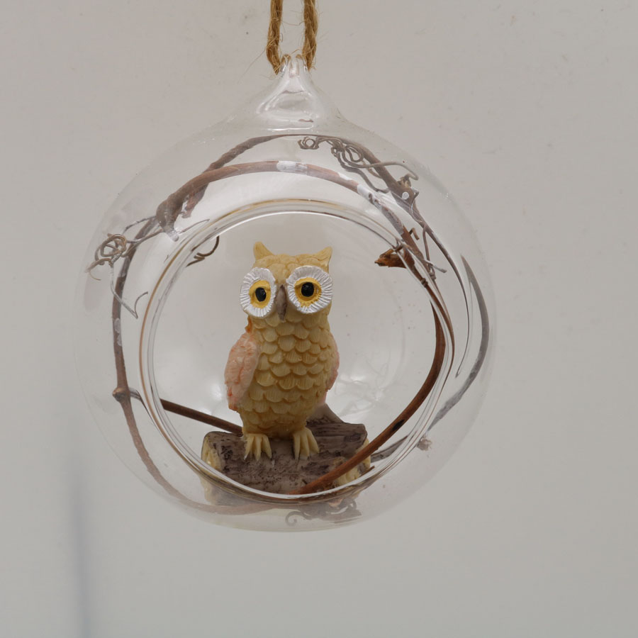  Glass Ornaments with Decoration for Party Glass Hanging Ball 