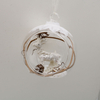  Glass ball with bird Ornaments Decoration for Party Glass deer Hanging Ball