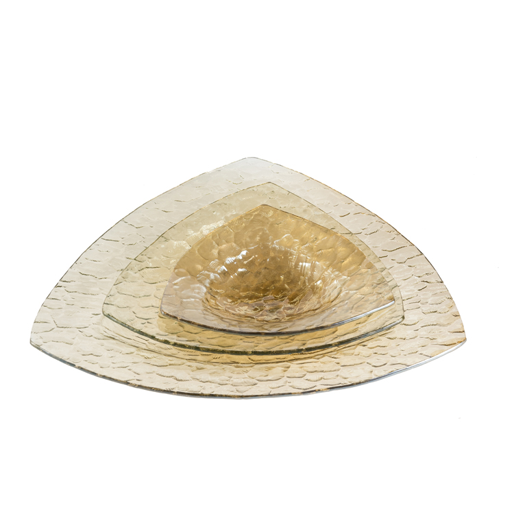 Glass Tablewares Glass Plate Decoration for Party 