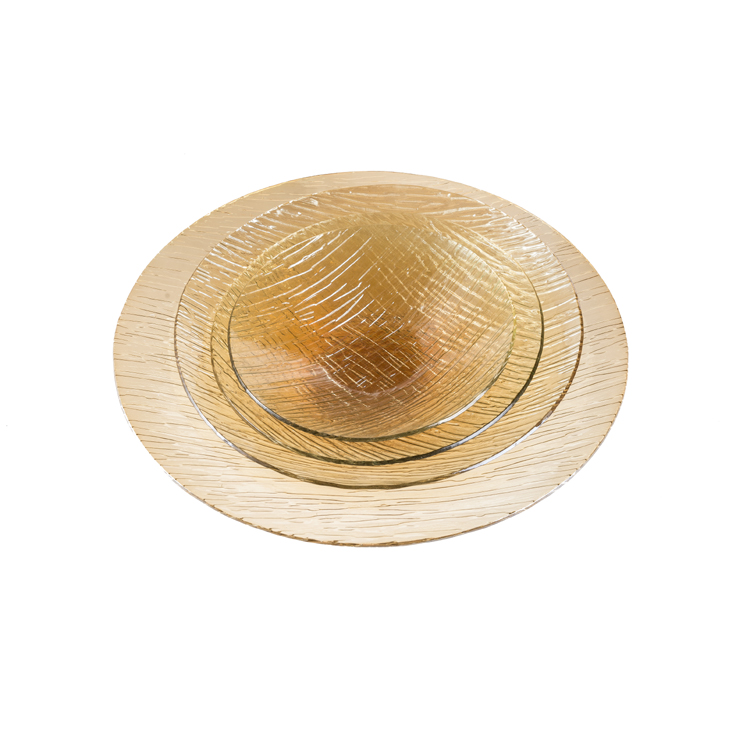 Glass Tablewares Glass Plate Decoration for Party 