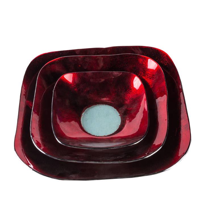 Glass Tablewares Glass Plate Decoration for Party 