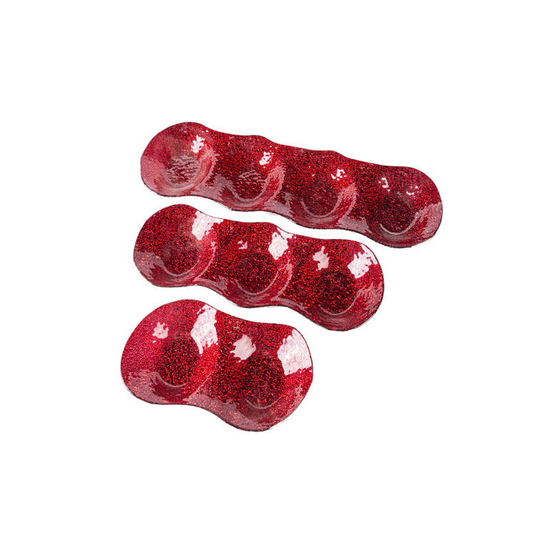 Glass Tablewares Glass Plate Decoration for Party 
