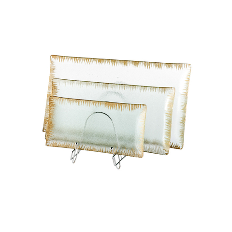Glass Tablewares Glass Plate Decoration for Party 