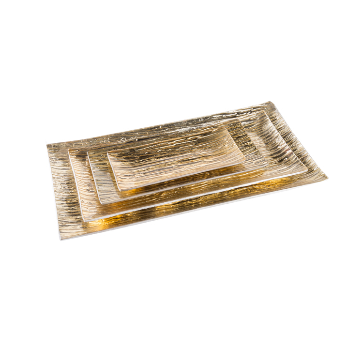 Glass Tablewares Glass Plate Decoration for Party 