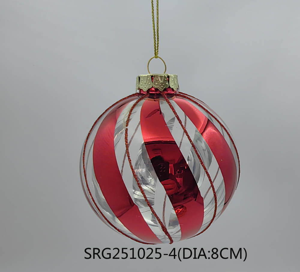  Glass ball Ornaments Decoration for Party Glass Hanging Ball