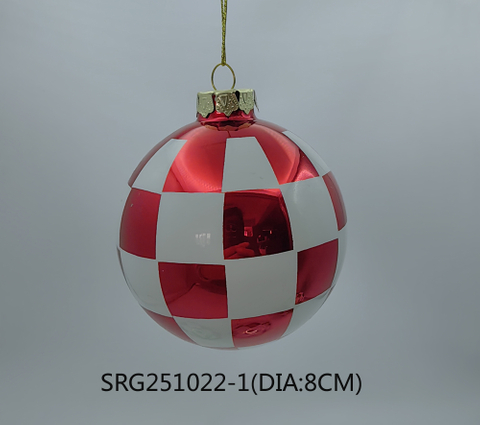  Glass ball Ornaments Decoration for Party Glass Hanging Ball