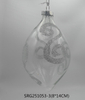  Glass Christmas decoration for Party Glass Ornaments Decoration with LED light