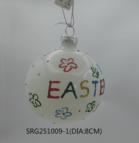  Glass ball Ornaments Decoration for Party Glass Hanging Ball