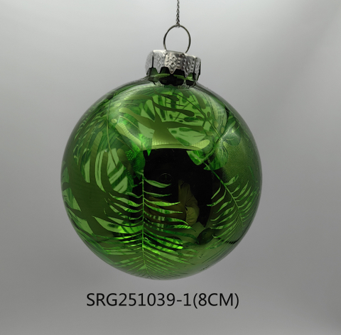  Glass ball Ornaments Decoration for Party Glass Hanging Ball