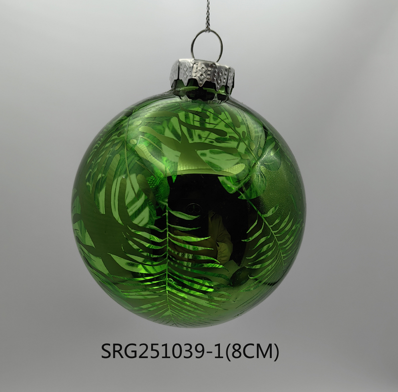  Glass ball Ornaments Decoration for Party Glass Hanging Ball
