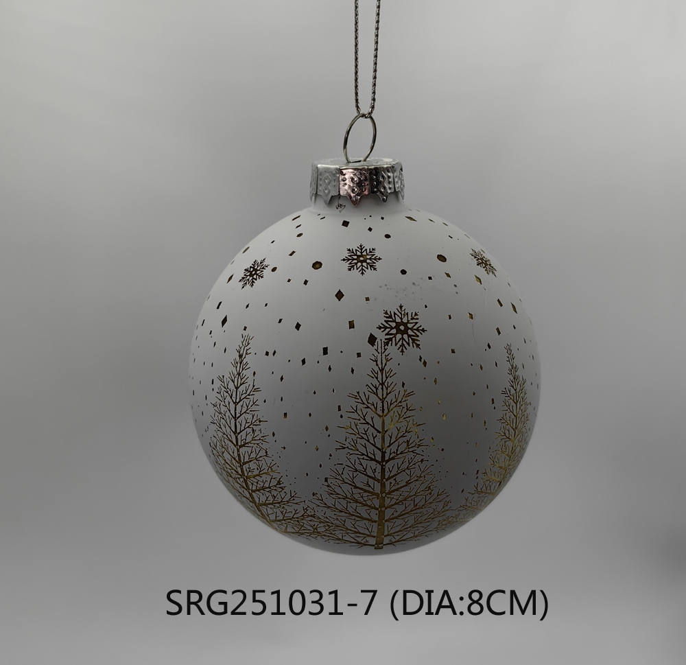  Glass ball Ornaments Decoration for Party Glass Hanging Ball