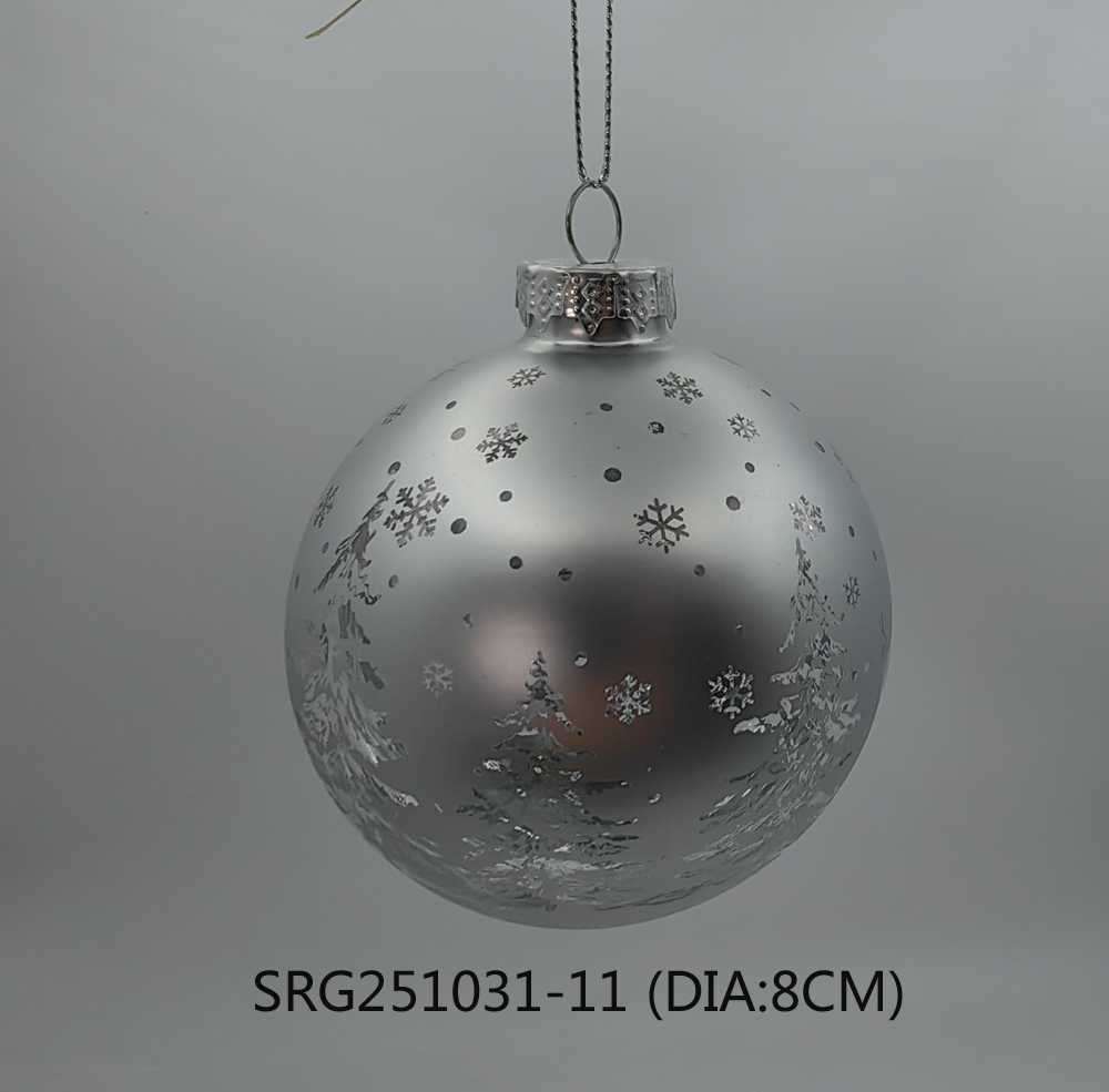  Glass ball Ornaments Decoration for Party Glass Hanging Ball