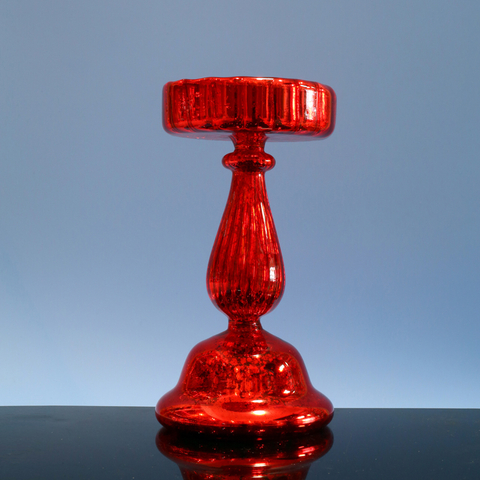  Glass candle holder