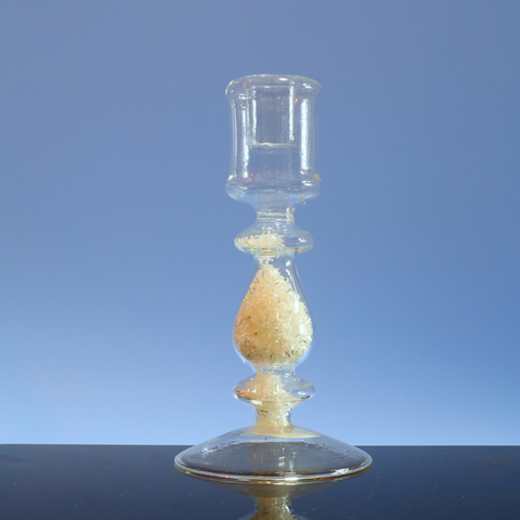  Glass candle holder