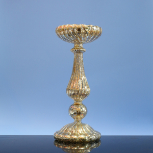  Glass candle holder
