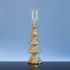 Glass candle holder