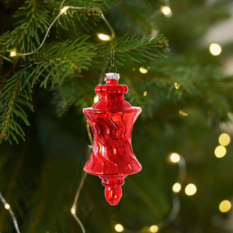 Glass Tree Hanging Ornaments