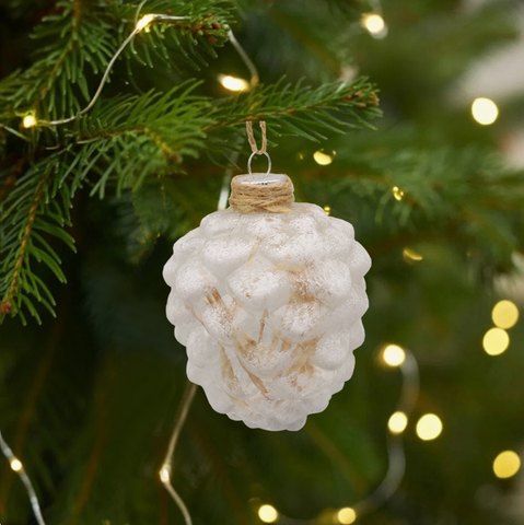  Glass pine nuts for Christmas Decoration