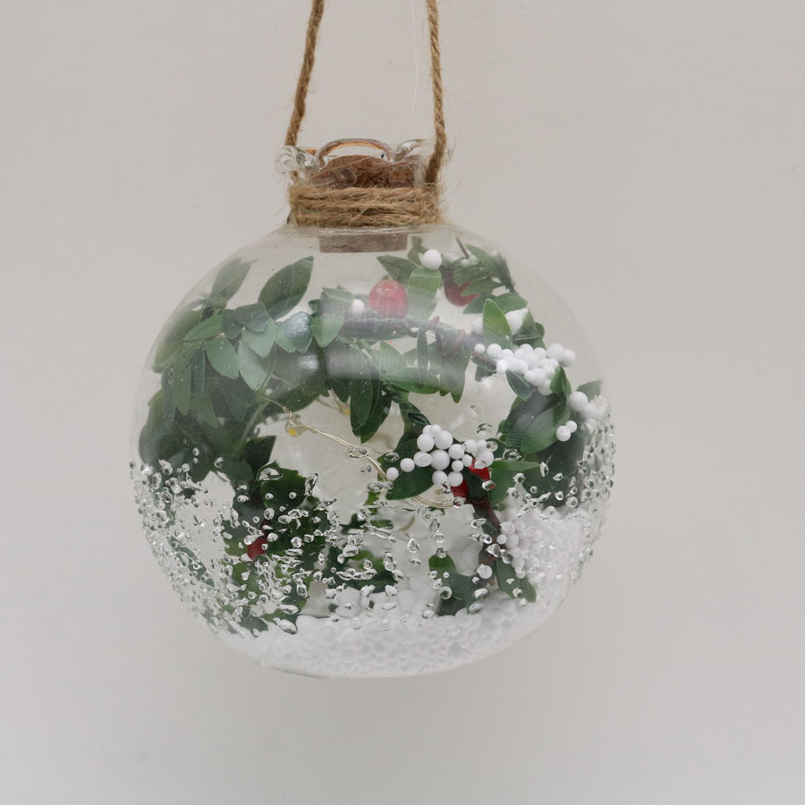  Hanging Glass Ball Ornaments Decoration for Party Glass Hanging Ball
