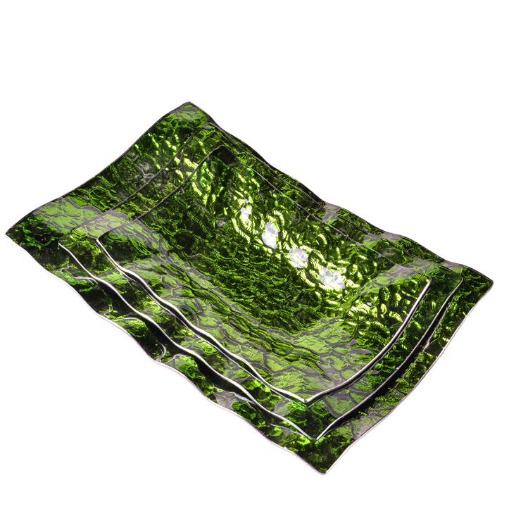 Glass Tablewares Glass Plate Decoration for Party 