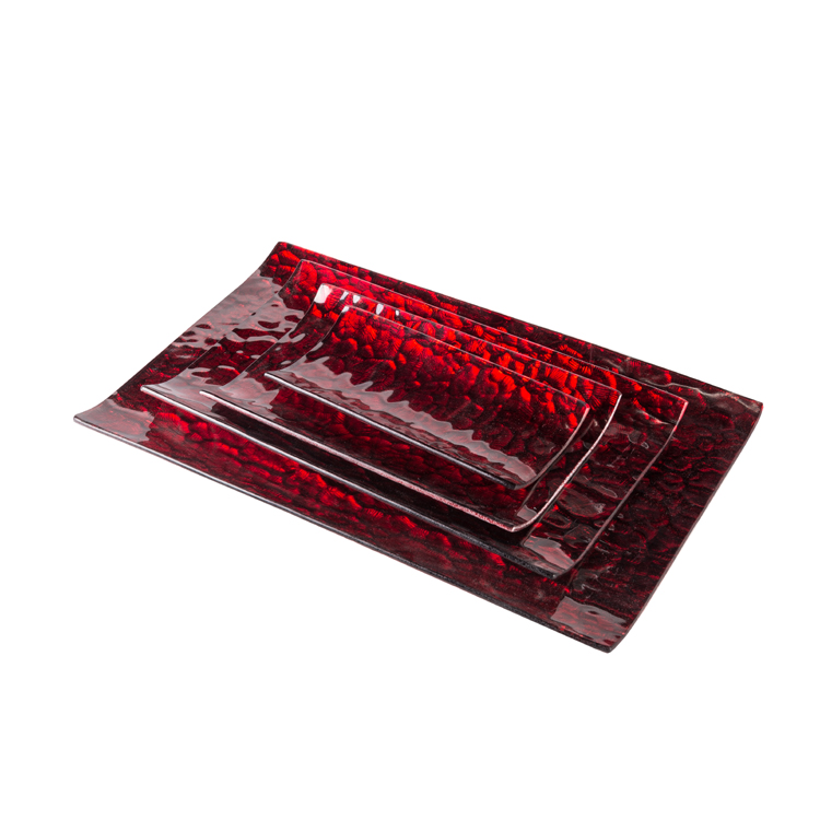 Glass Tablewares Glass Plate Decoration for Party 