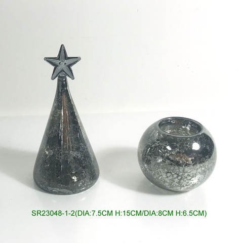 Glass Candle Holder