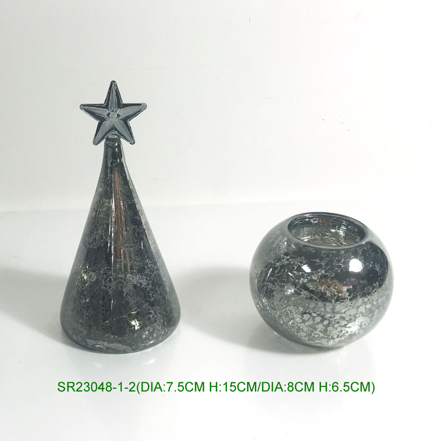 Glass Candle Holder