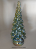Tabletop Christmas Tree Luxury Gold Mercury Glass Tree Xmas Home Decor Christmas Holiday Figurines Set of 2