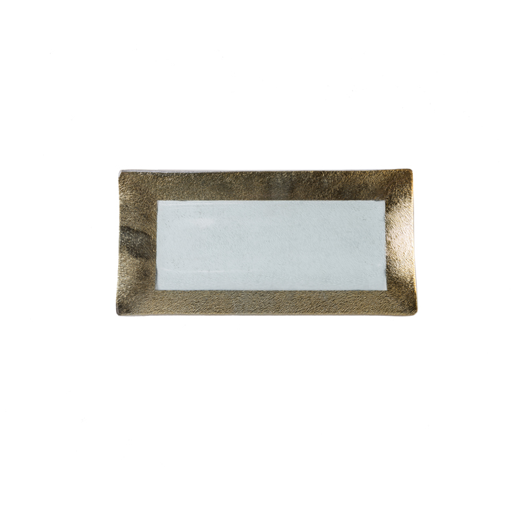 Glass Tablewares Glass Plate Decoration for Party 