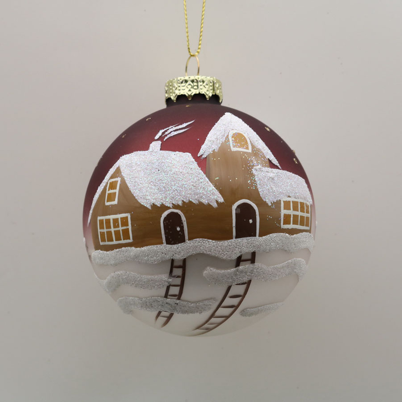  Glass ball Ornaments Decoration for Party Glass Hanging Ball