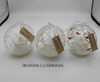 LED Glass Ball Christmas Tree Hanging Ornaments Printed Baubles Decorations Home Party Festive Style Box Packaging