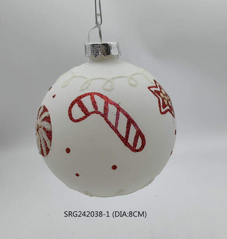 Glass Hanging Ball for Christmas Decoration Shape Decoration for Party Glass Ball