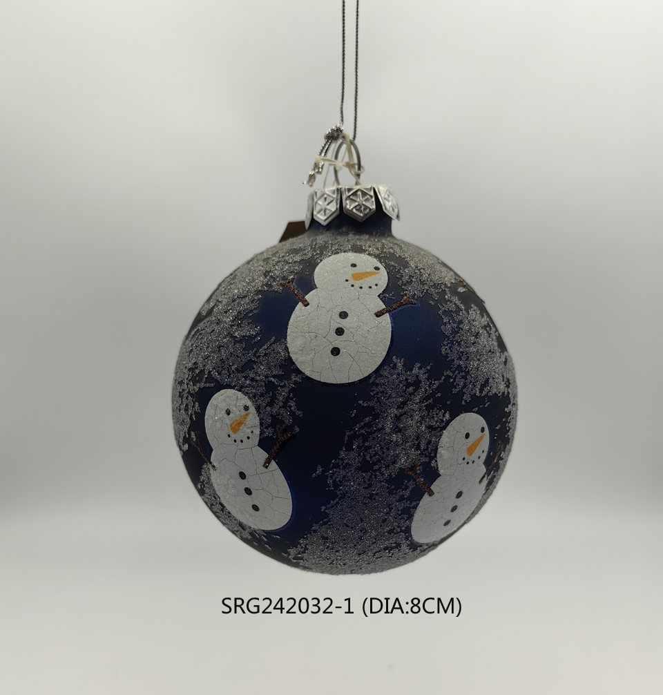 Handmade Glass Christmas Ball