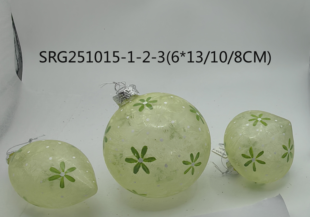  Glass ball Ornaments Decoration for Party Glass Hanging Ball