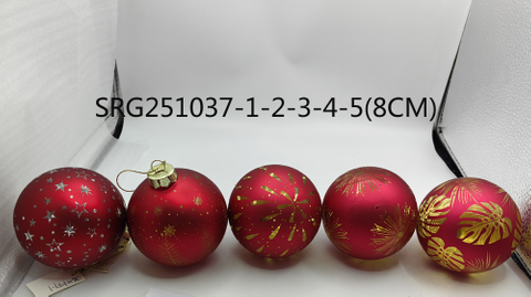  Glass ball Ornaments Decoration for Party Glass Hanging Ball