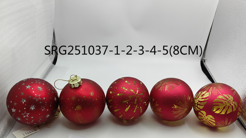  Glass ball Ornaments Decoration for Party Glass Hanging Ball