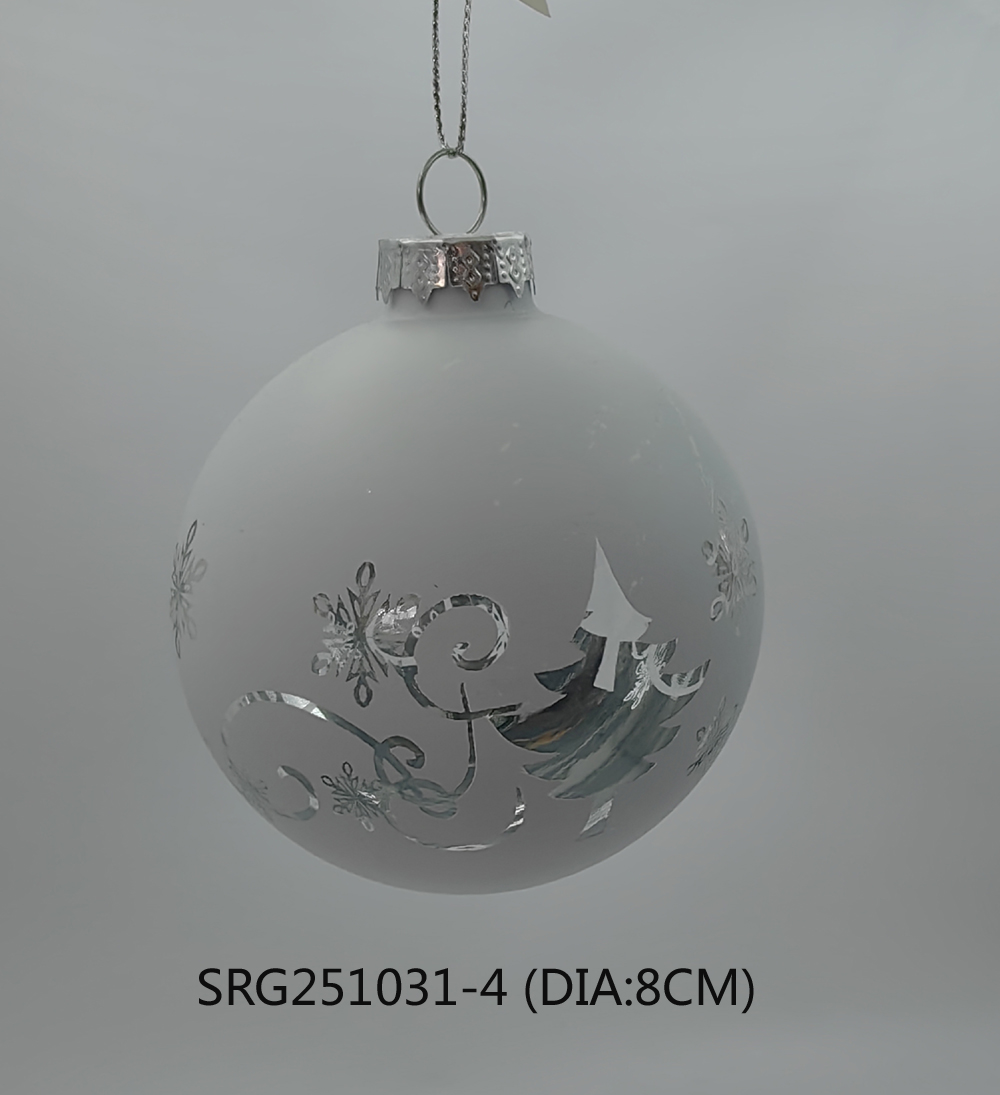  Glass ball Ornaments Decoration for Party Glass Hanging Ball