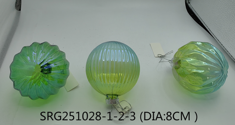  Glass ball Ornaments Decoration for Party Glass Hanging Ball