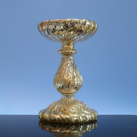  Glass candle holder