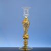  Glass candle holder