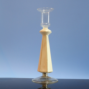  Glass candle holder