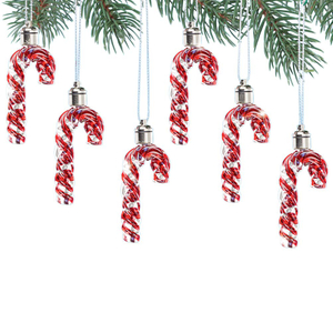 Set of 6 Glass LED Cane