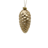  Hanging Glass pine nuts for Christmas Decoration