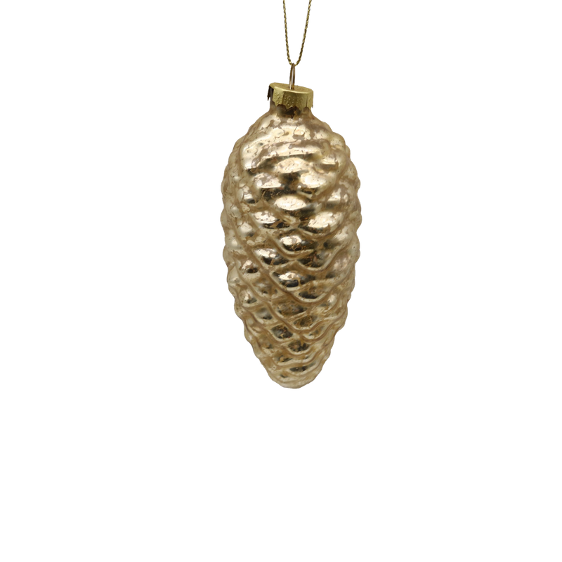  Hanging Glass pine nuts for Christmas Decoration