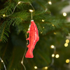 Glass Fish Christmas Ornament 