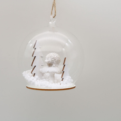  Glass Ornaments with tree Decoration for Wedding Party Glass Hanging Ball 
