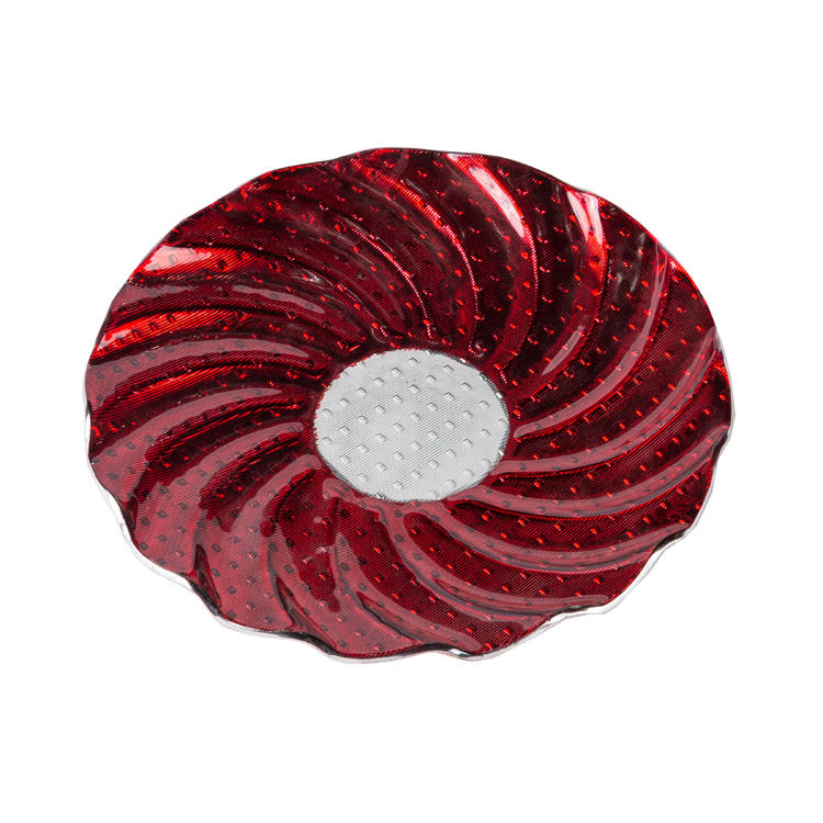 Glass Tablewares Glass Plate Decoration for Party 