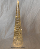 Mercury Glass Silver Christmas Tree for Table Centerpieces Window Mantel Indoor Christmas Decor