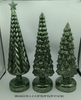 Light Mercury Glass Christmas Tree with Ornaments Tabletop Christmas Ornaments Holiday Season Decoration 